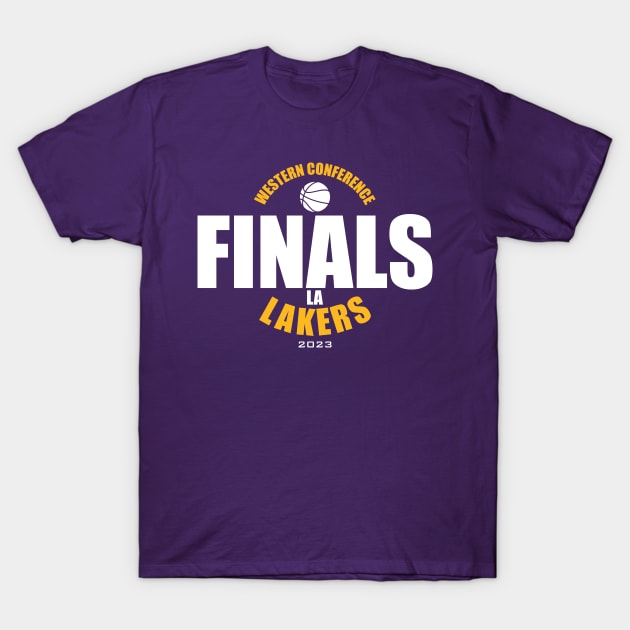 WC Finals - Lakers T-Shirt by Nagorniak